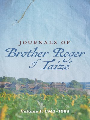 cover image of Journals of Brother Roger of Taizé